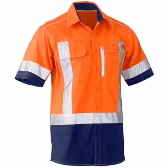 Производитель Китай Hi Vis Рубашка Поло Светоотражающие защитные рубашки с длинным рукавом