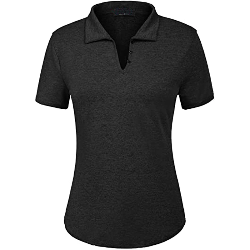 High Quality Breathable Spring Women Poly Polo Shirt