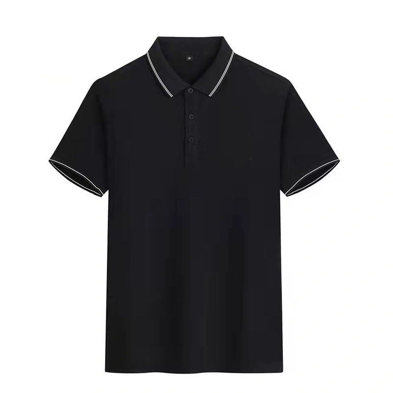 Customized Pure Cotton Pique Quickly Dry Fit Men Recycled Plain Golf Short Sleeves Polo Shirt