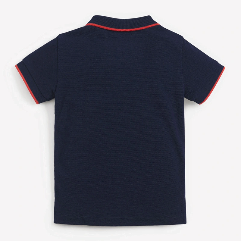 Wholesale Boys T-Shirts Polo Shirts Long Sleeve 100% Cotton Kids Baby T-Shirts Stripe School Uniform Polo T-Shirt for Kids