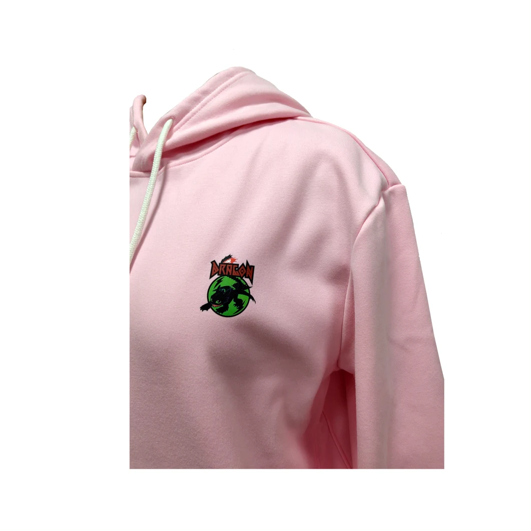 Women Fleece Sweatershirt with Kangroo Bag at Front