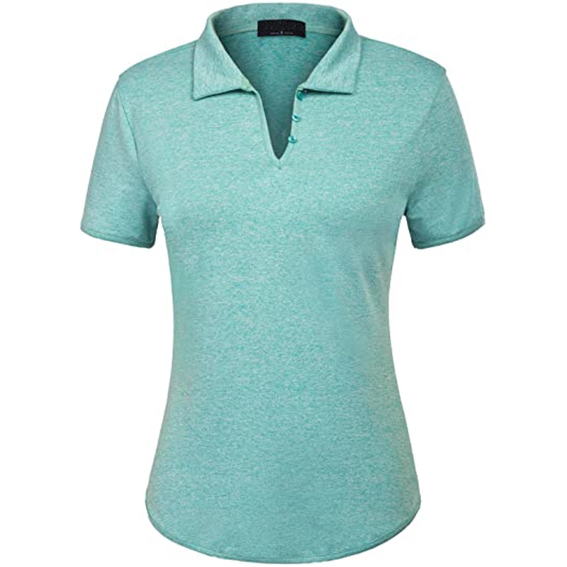 High Quality Breathable Spring Women Poly Polo Shirt